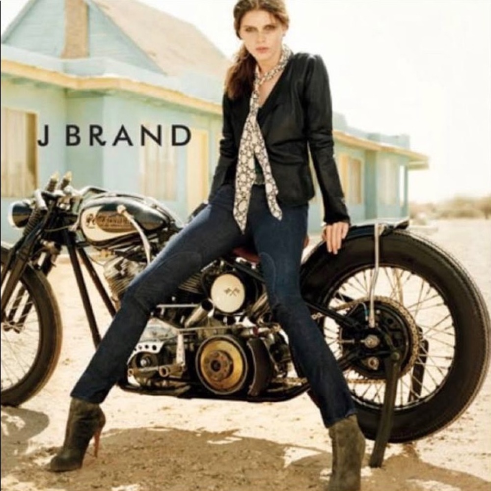 J Brand Suzuki Motorcycle Dark Rinse Jeans, 29 Like New!
